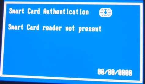 dc7800 smart card error on POST 